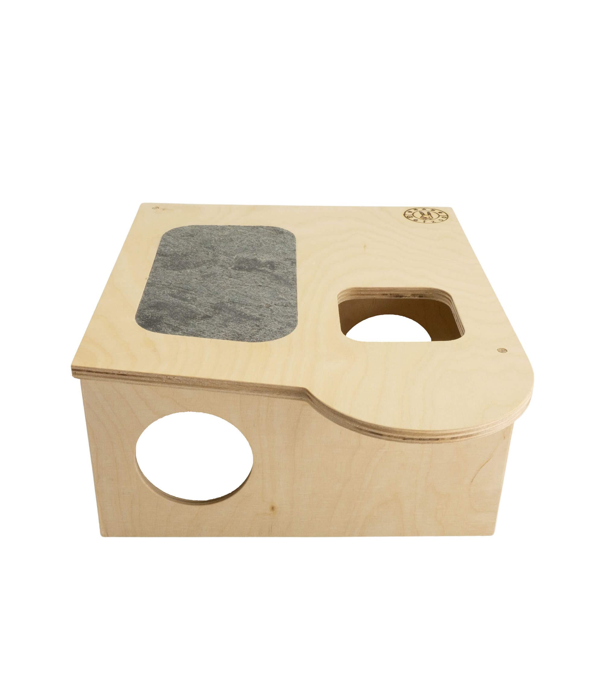 getzoo-wohnhaus-nido-mit-schieferdach-25x25-cm-hamsterhaus-vierkammer image 4