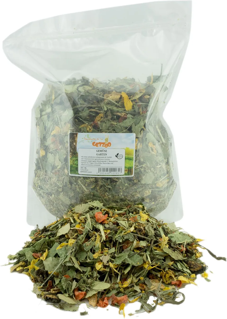 getzoo-gem-segarten-600-g-naturnahe-futtermischung-f-r-herbivore image 1