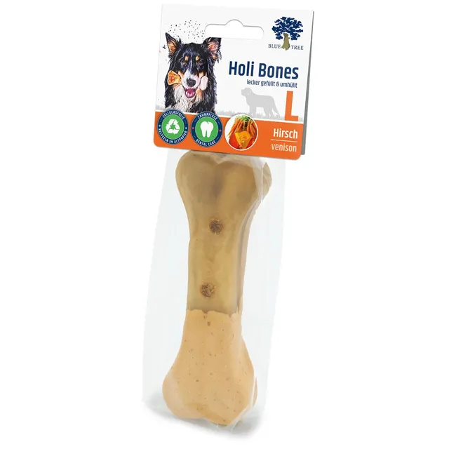 jr-farm-blue-tree-holi-bones-hirsch-l-hundesnack-100-g image 1