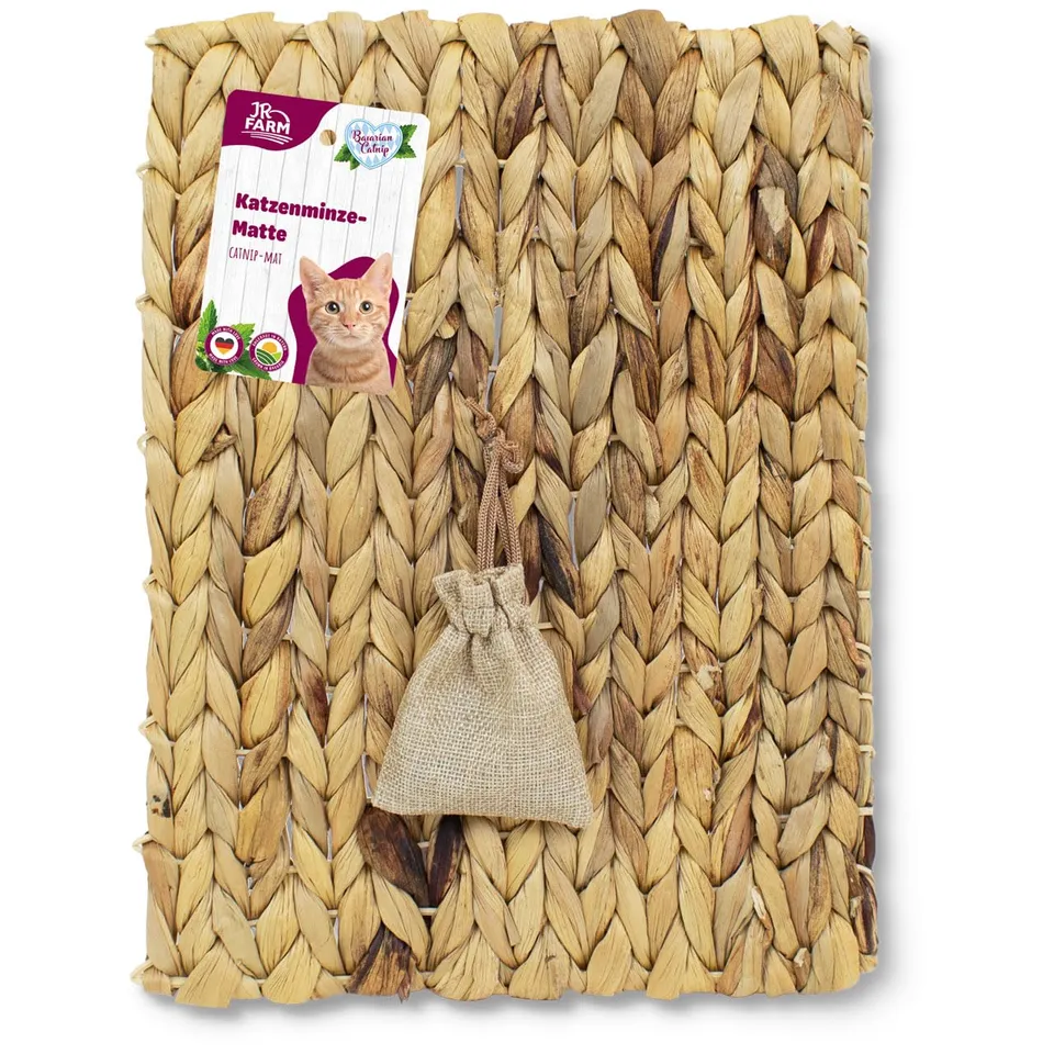 jr-farm-cat-bavarian-catnip-katzenminze-matte-aus-wasserhyazinthe image 1
