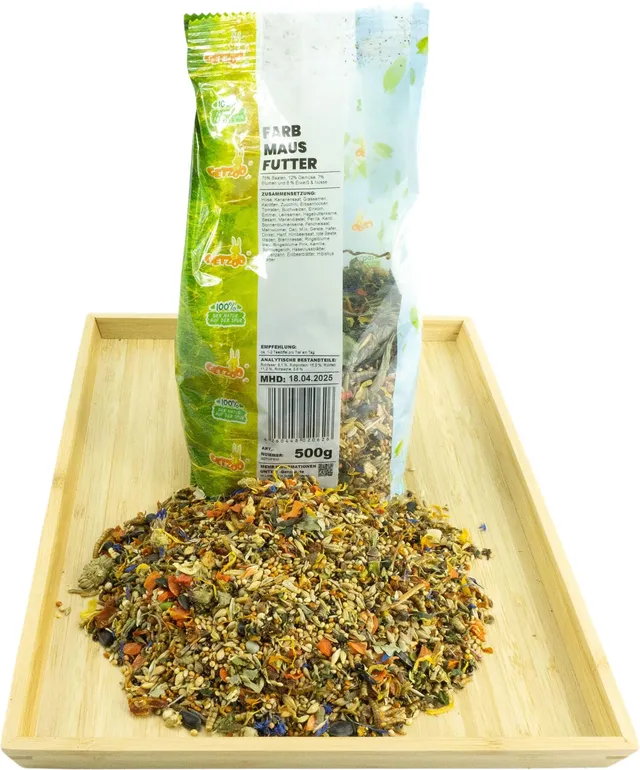 getzoo-farbmausfutter-500-g-ausgewogene-k-rnermischung-mit-tierischem-eiwei image 1