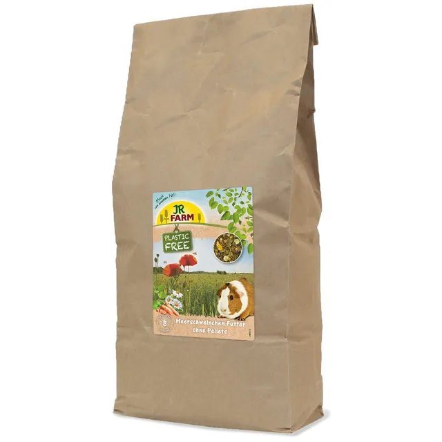 jr-farm-plasticfree-meerschweinchen-ohne-pellets-2-kg-getreidefreies-heu-kr-uter image 1