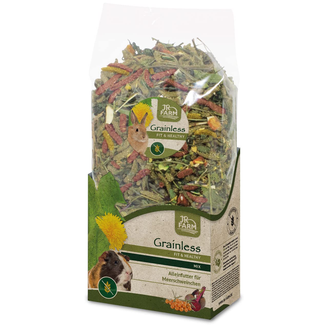 jr-farm-grainless-health-mix-meerschweinchen-600-g-getreidefreies-hauptfutter-mi image 1