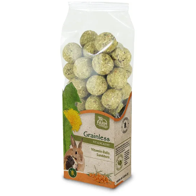 jr-farm-grainless-health-vitamin-balls-sanddorn-150g-getreidefreier-nager-snack image 1