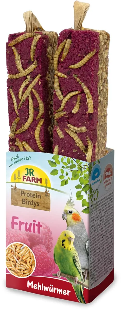 jr-farm-birds-protein-birdys-fruit-mehlw-rmer-150-g image 1