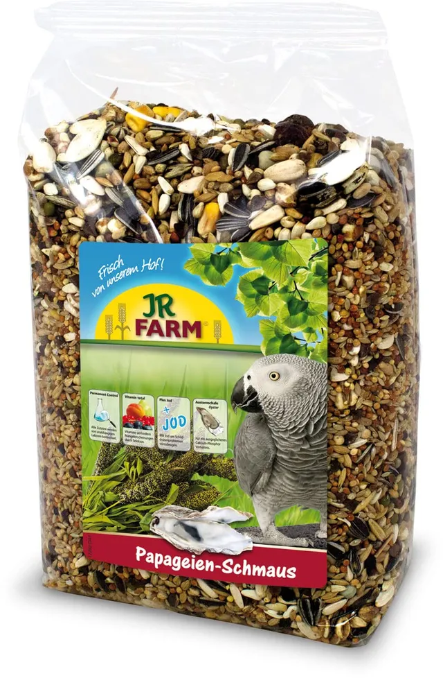 jr-farm-birds-papageien-schmaus-papageienfutter-1-kg image 1