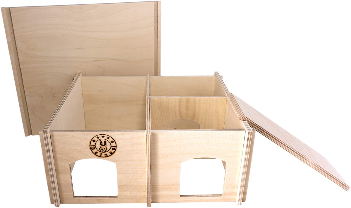 getzoo-nagerapartment-29x25cm-dreikammer-haus-birkenholz-wohnhaus image 4