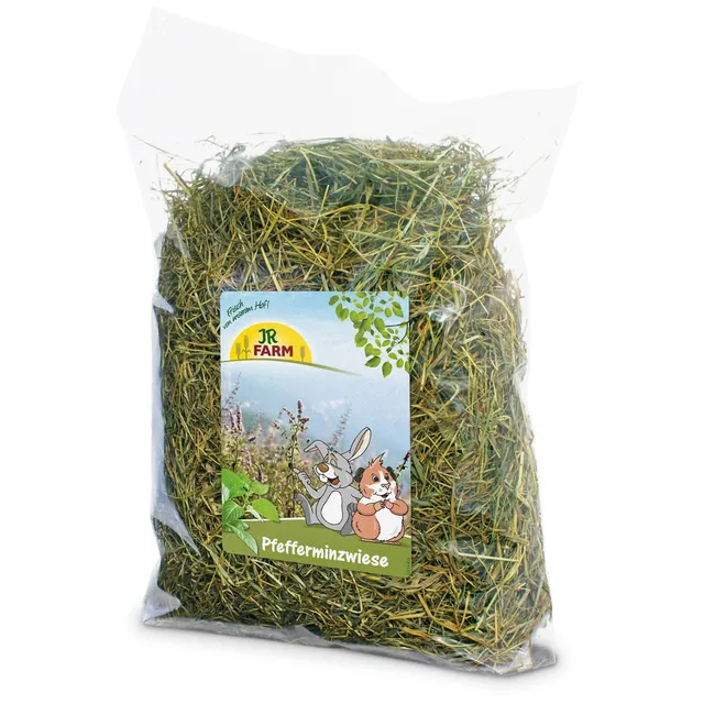 jr-farm-pfefferminz-wiese-500g-premium-heu-mit-pfefferminze-f-r-nager image 1