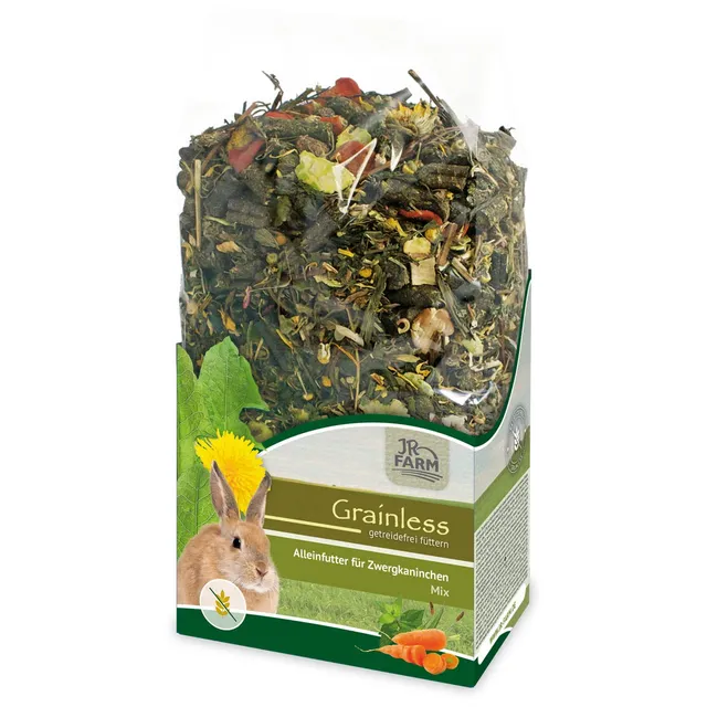 jr-farm-grainless-mix-zwergkaninchen-650-g image 1
