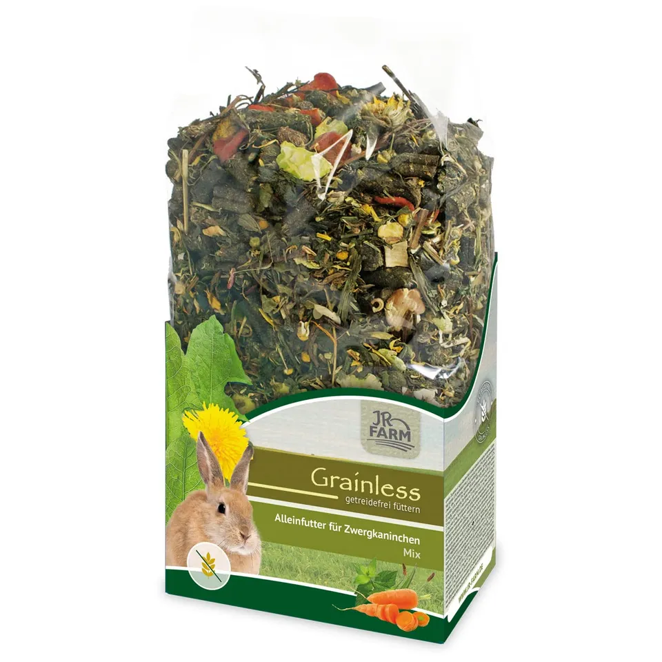 jr-farm-grainless-mix-zwergkaninchen-650-g image 1