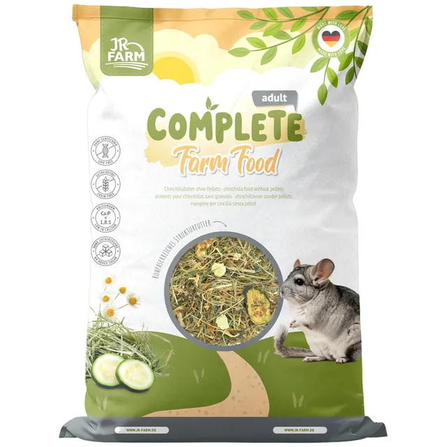 jr-farm-complete-farm-food-chinchilla-adult-hauptfutter-2-kg-timothy-heu image 1