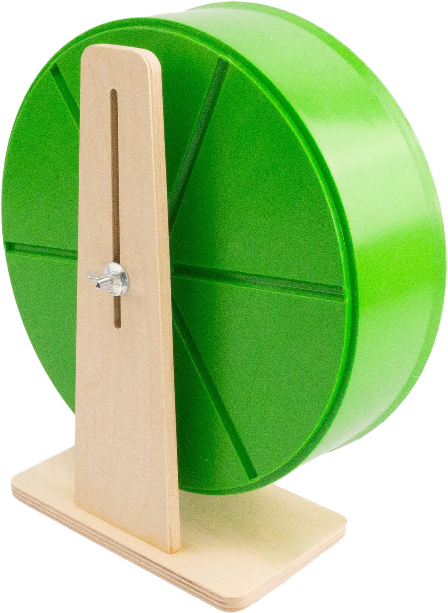 getzoo-laufrad-27-cm-waldgr-n-kunststofflaufrad-mit-holzstandfu-und-korkeinlage image 4