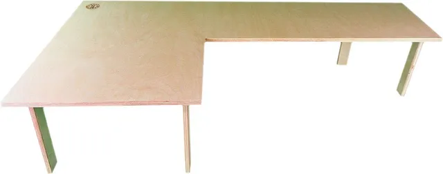 getzoo-rennbahn-xxl-96x47x21cm-links-natur-holz-rennbahn image 1