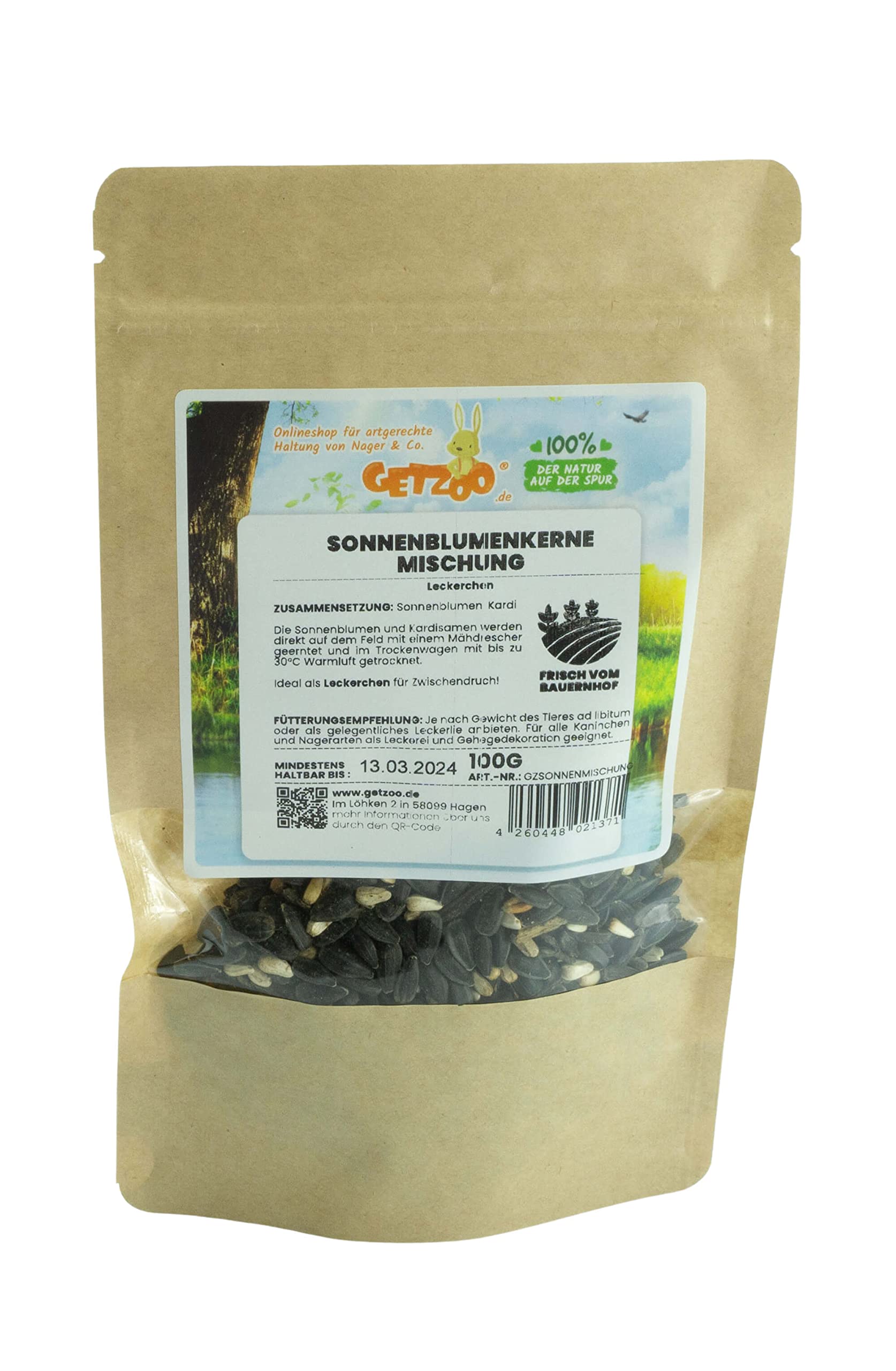 getzoo-sonnenblumenkern-mischung-100g-leckere-mischung-mit-kardi-f-r-nagetiere image 3