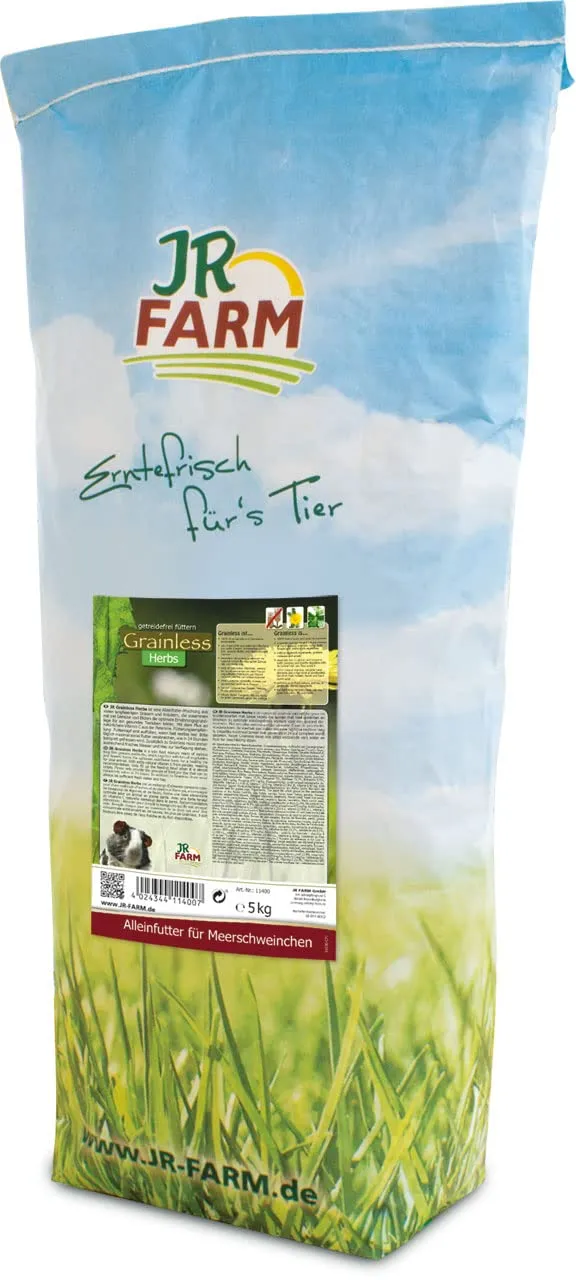 jr-farm-grainless-herbs-meerschweinchen-5-kg-getreidefreies-hauptfutter image 1