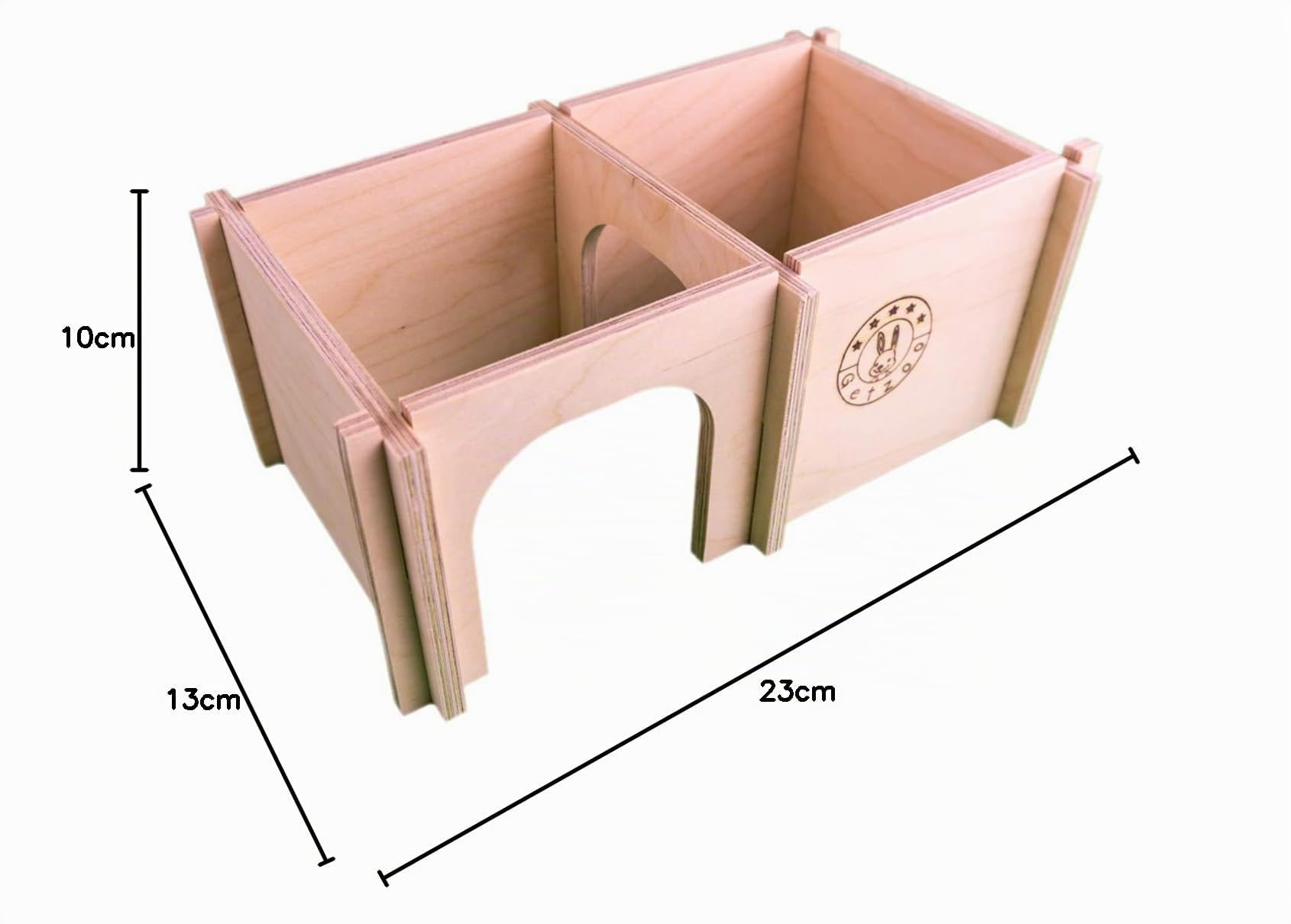 getzoo-goldhamsterhaus-zwei-kammer-wohnlabyrinth-23x13x10-cm-naturholz image 5