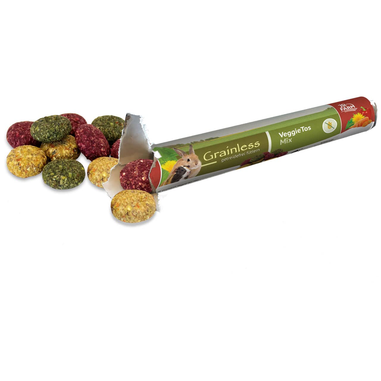 jr-farm-grainless-veggietos-mix-gem-se-drops-25-g-rolle image 1