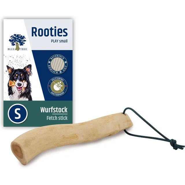 jr-farm-blue-tree-rooties-play-wurfstock-small-natur-wurfspielzeug-mit-lederband image 1