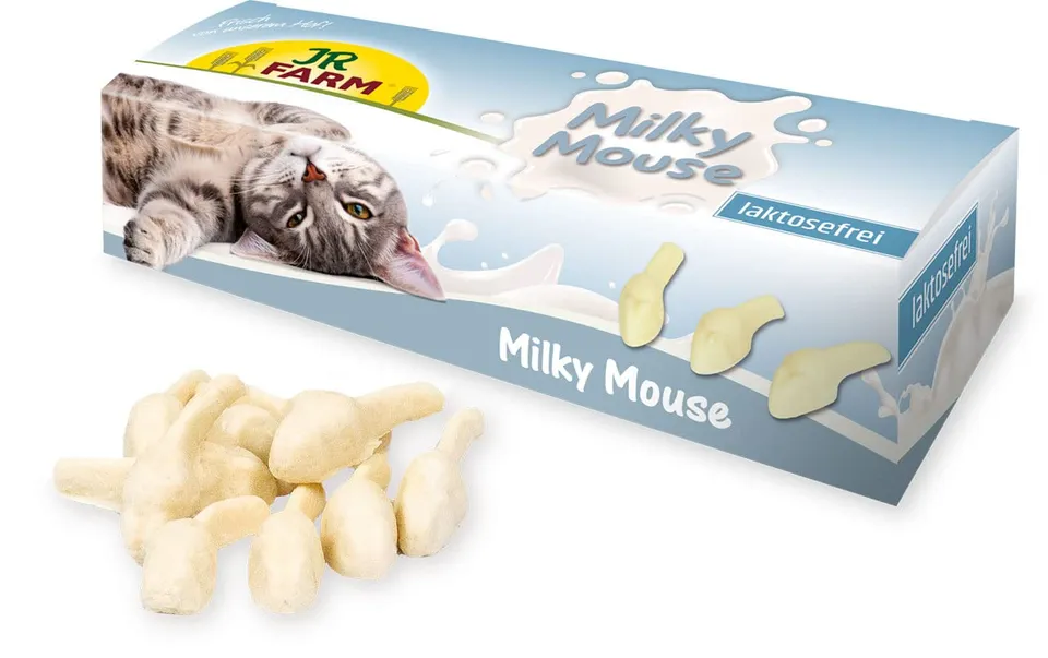 jr-farm-cat-milky-mouse-50-g-laktosefreier-milch-snack-f-r-katzen image 1