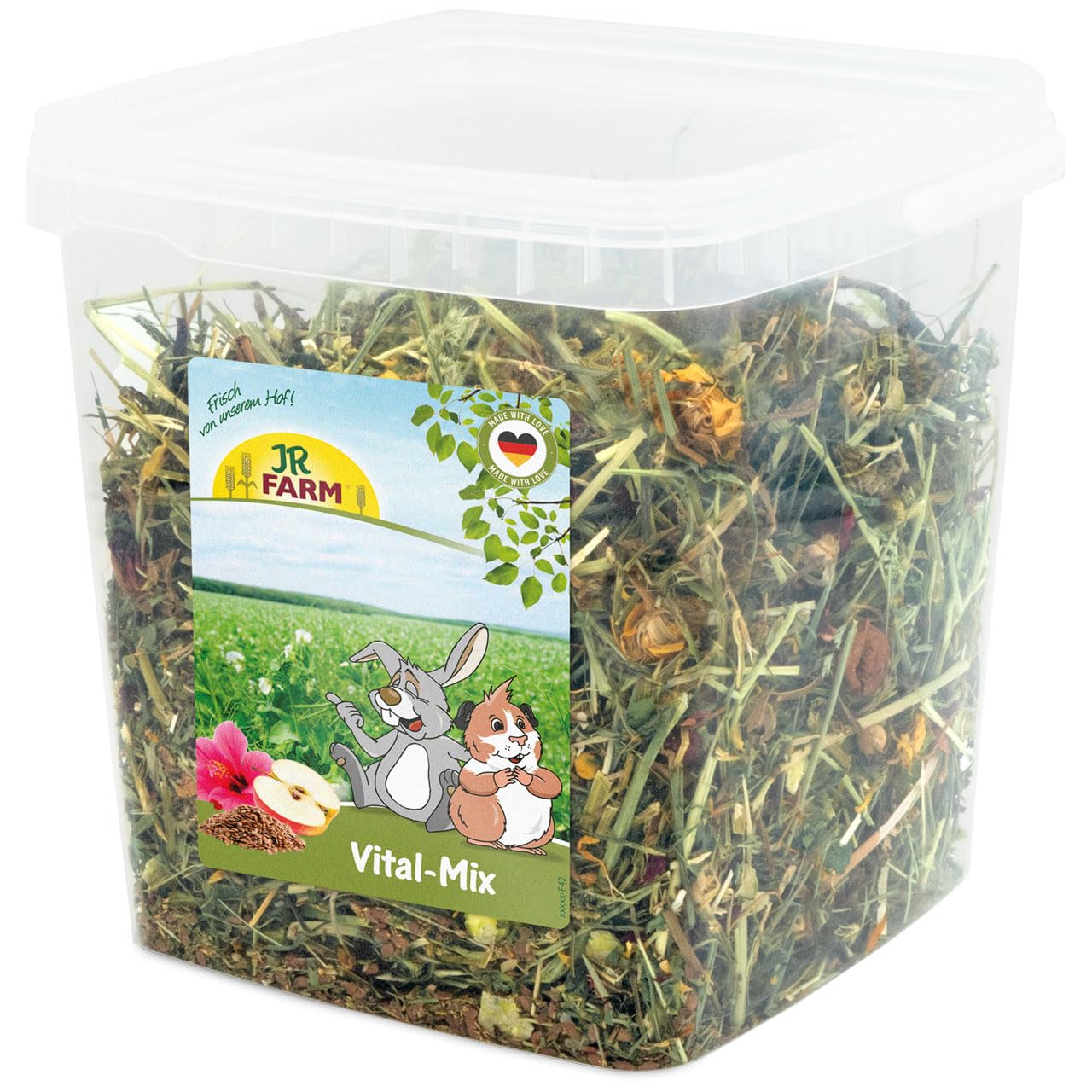 jr-farm-vital-mix-430-g-im-eimer-erg-nzungsfuttermittel-f-r-zwergkaninchen-und-n image 1
