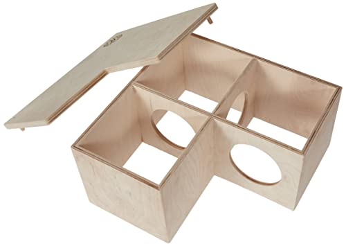 getzoo-premium-eckhaus-murmel-26x26x13-cm-eckhaus-mit-3-kammern-f-r-hamster-renn image 8