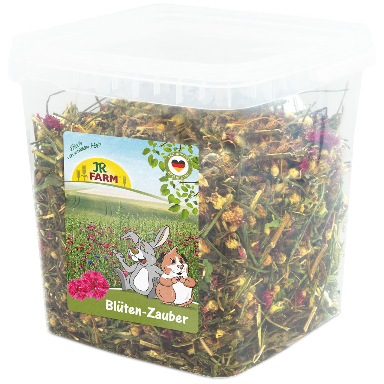 jr-farm-bl-ten-zauber-400-g-im-eimer-kr-uter-und-bl-tenmischung-f-r-zwergkaninch image 1