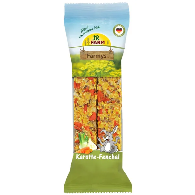 jr-farm-farmys-karotte-fenchel-160-g-gebackener-nager-snack image 1