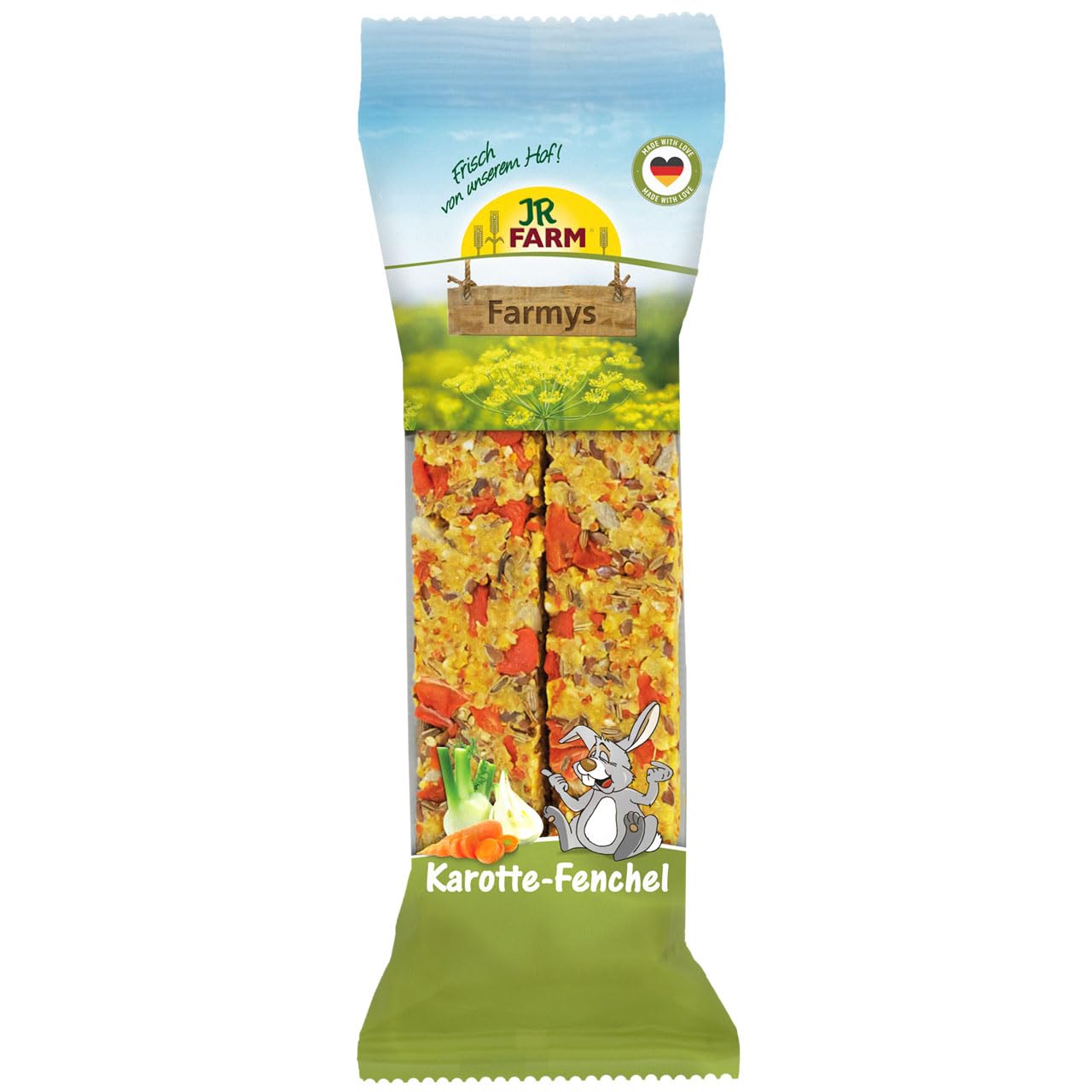 jr-farm-farmys-karotte-fenchel-160-g-gebackener-nager-snack image 1