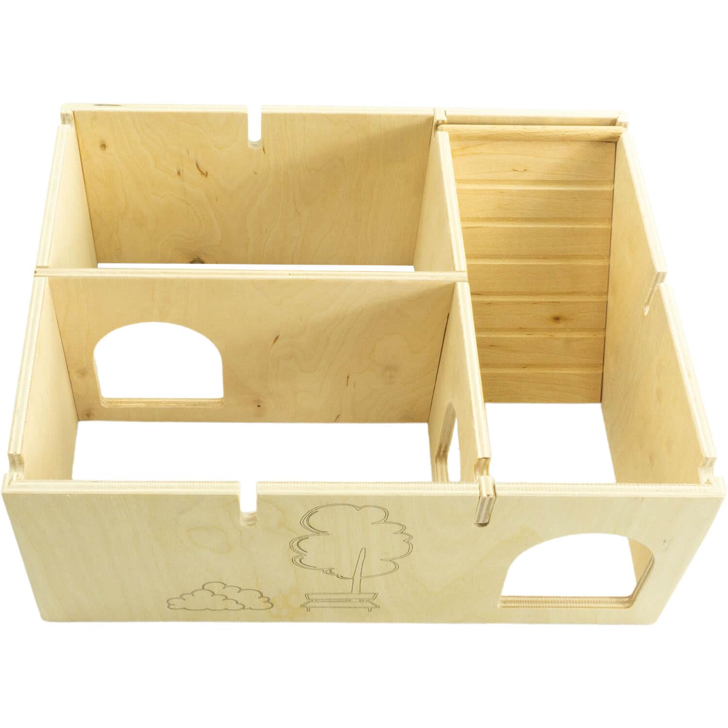 getzoo-wohnhaus-eduardo-kleintierhaus-aus-multiplex-holz-31x25x13-cm-mit-leiter image 6